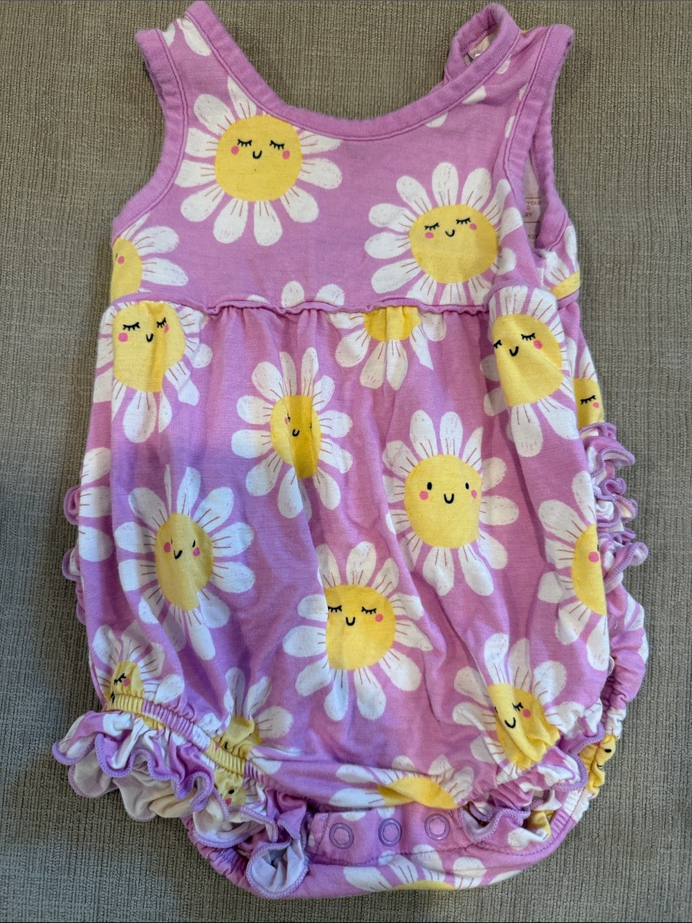 Little Sleepies Flower Power Bubble Romper